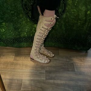 Jeffrey Canpbell Gladiator genuine leather authentic